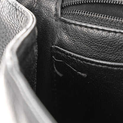 Chanel Caviar Quilted Jumbo Single Flap Black 11 of 13