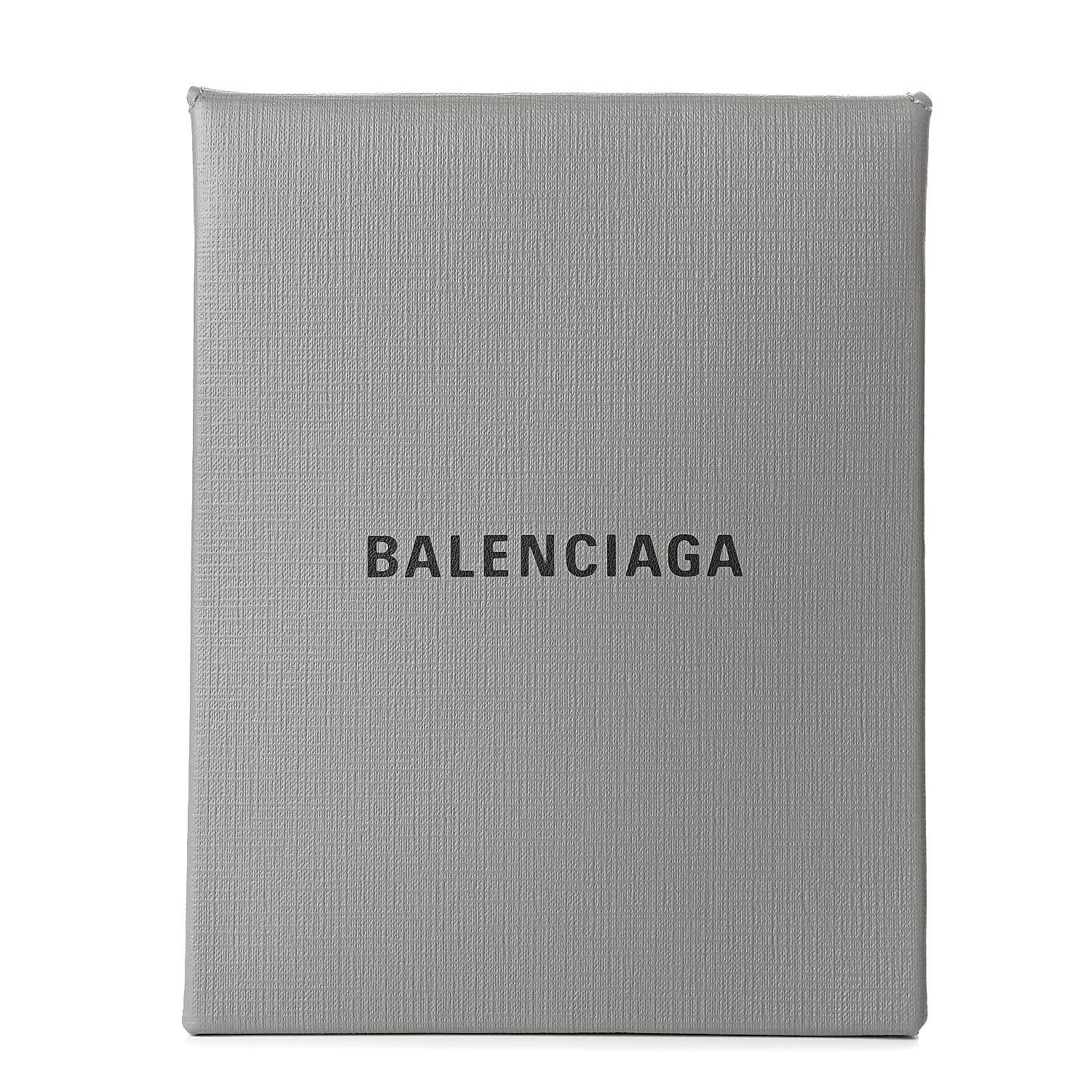Balenciaga Squared Calfskin Logo Shopping Envelope Clutch Balenciaga Grey 1 of 9
