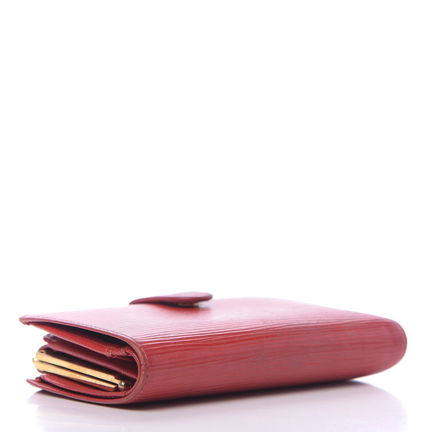 Epi French Purse Wallet Castillan Red