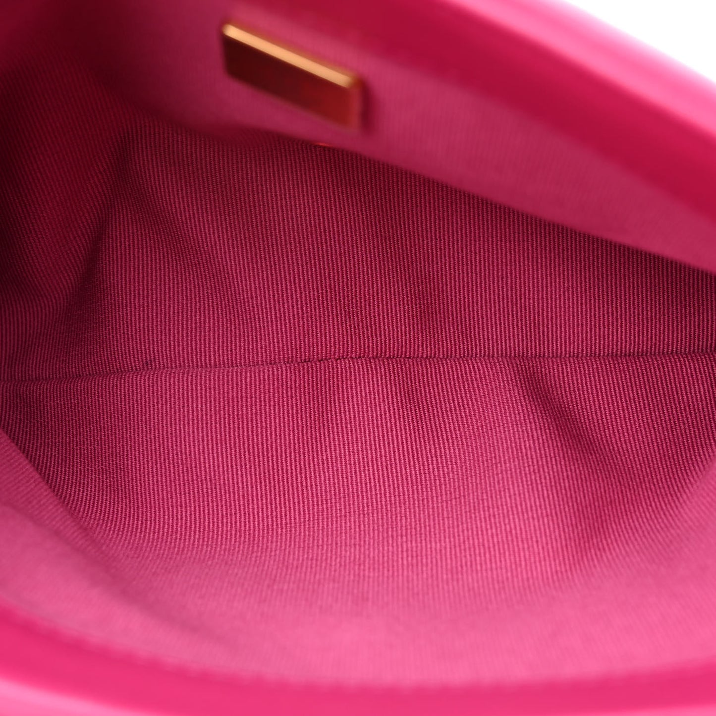 Lambskin Quilted Small Chain Top Handle Flap Fuchsia