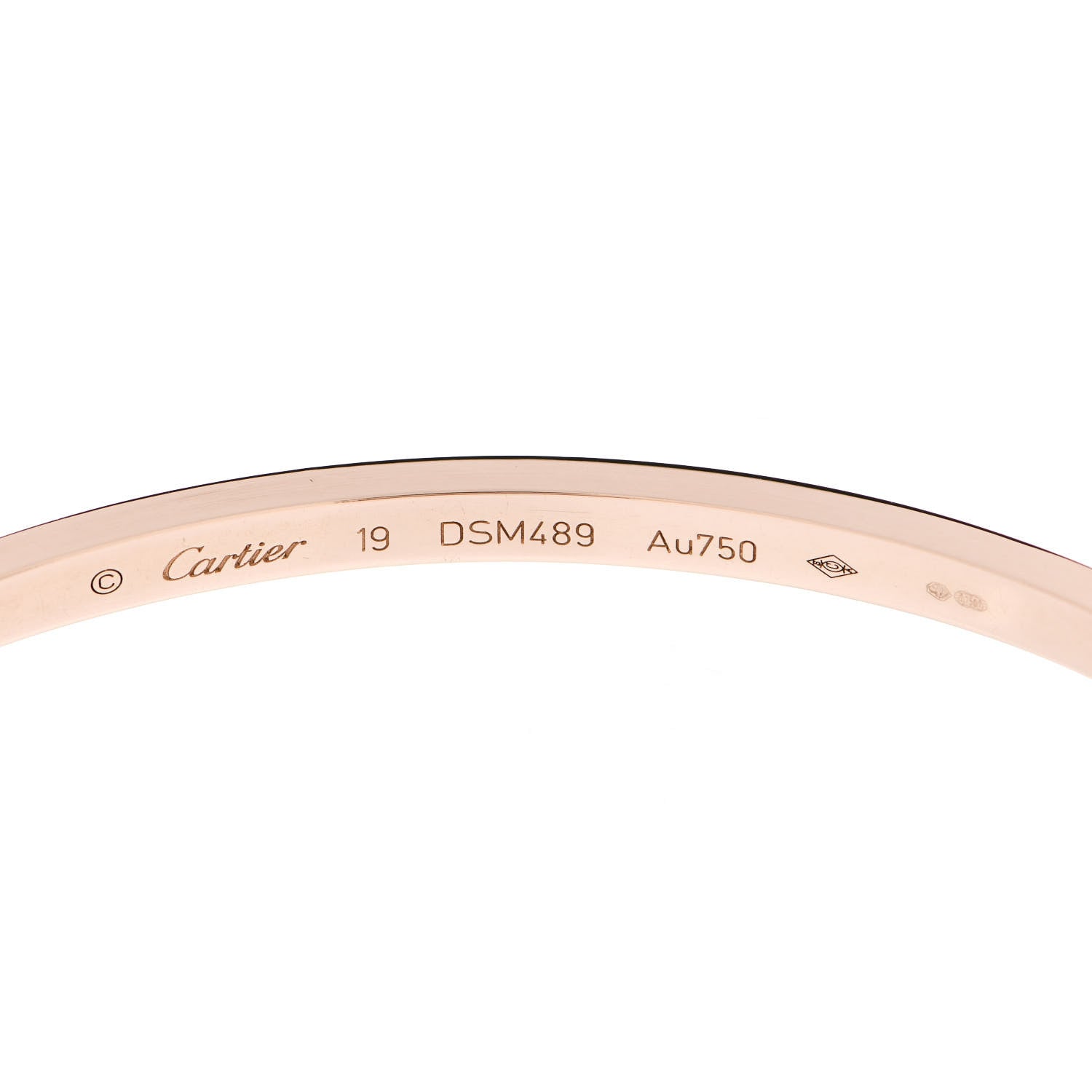 Cartier 18K Pink Gold Small LOVE Bracelet 19 4 of 4