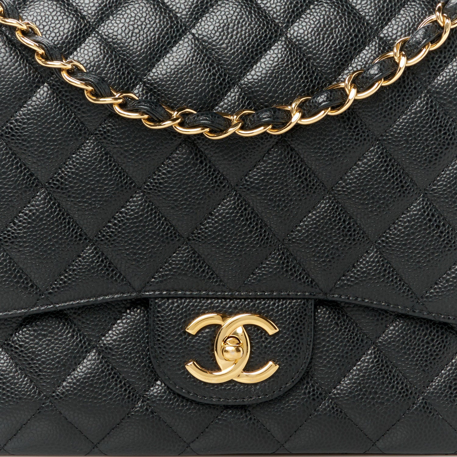 Chanel Caviar Quilted Maxi Double Flap Black 9 of 11