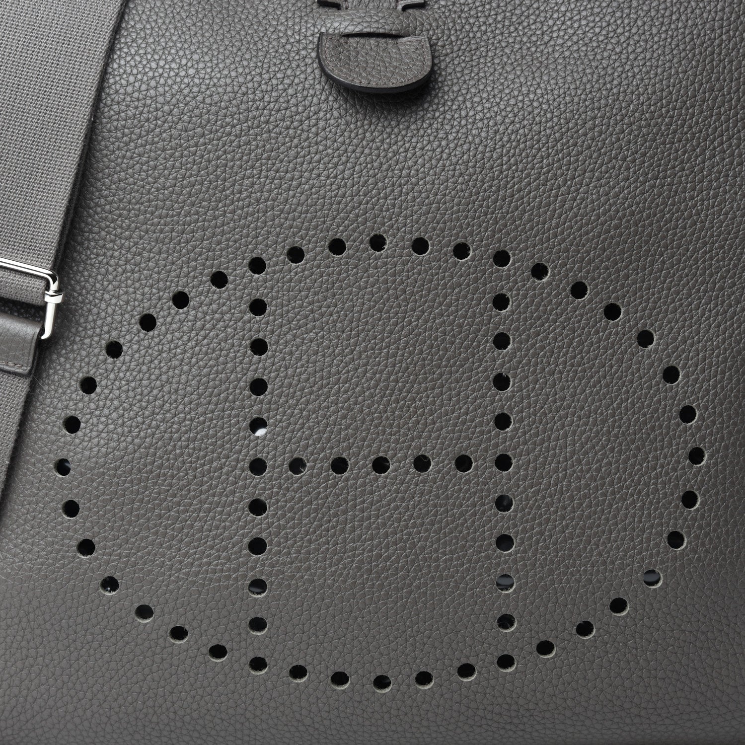 Hermes Taurillon Clemence Evelyne III TGM Etain 9 of 10