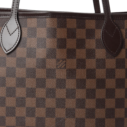 Louis Vuitton Damier Ebene Neo Neverfull MM Rose Ballerine 10 of 18