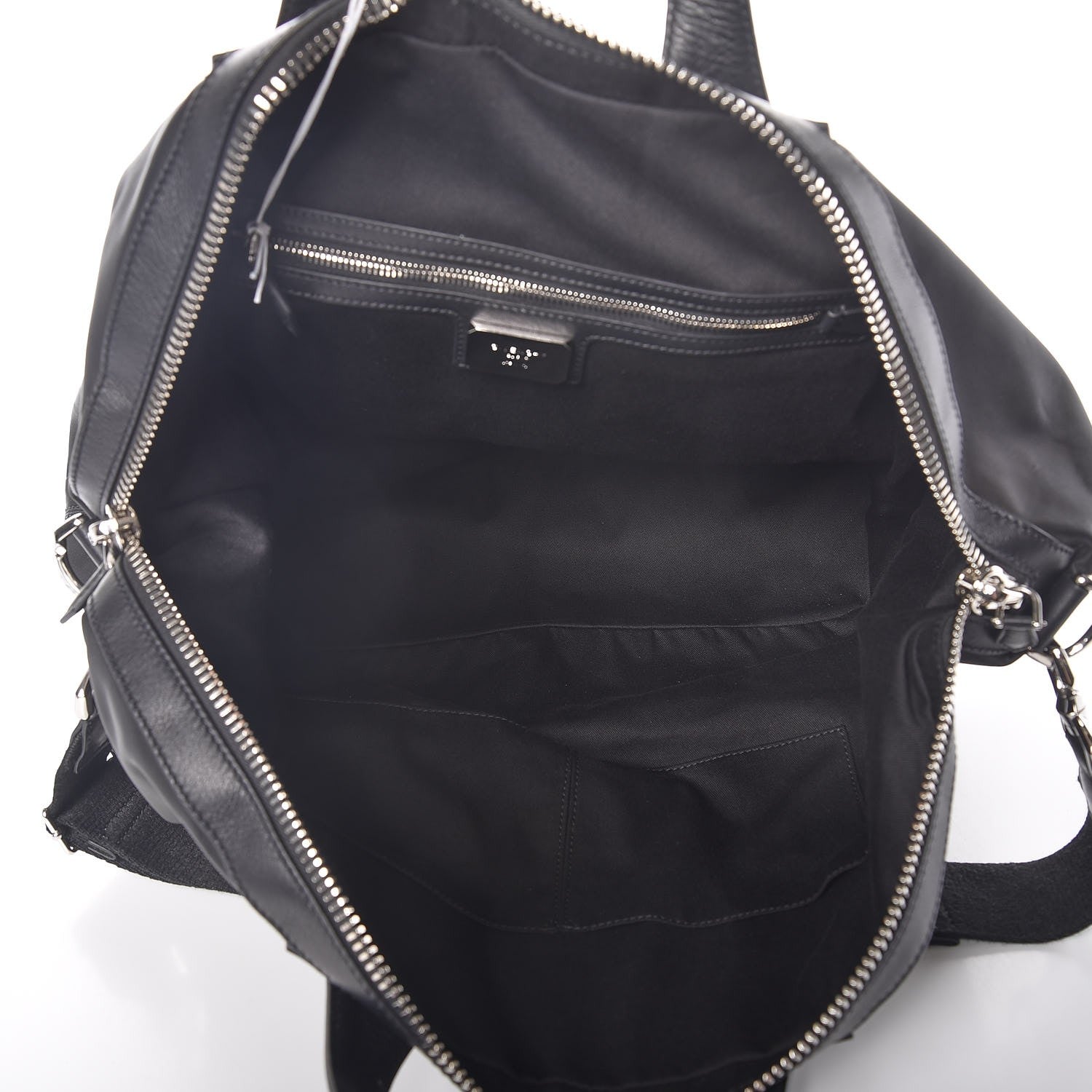 Givenchy Nylon Calfskin Nightingale Holdall Logo Strap Black 5 of 7
