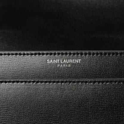 Saint Laurent Calfskin Large Monogram Sunset Black 7 of 8