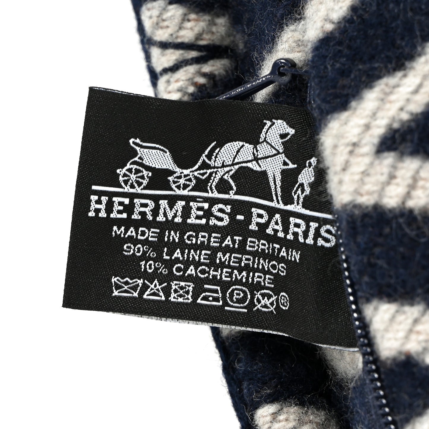 Wool Cashmere Enigmatic Pillow Encre