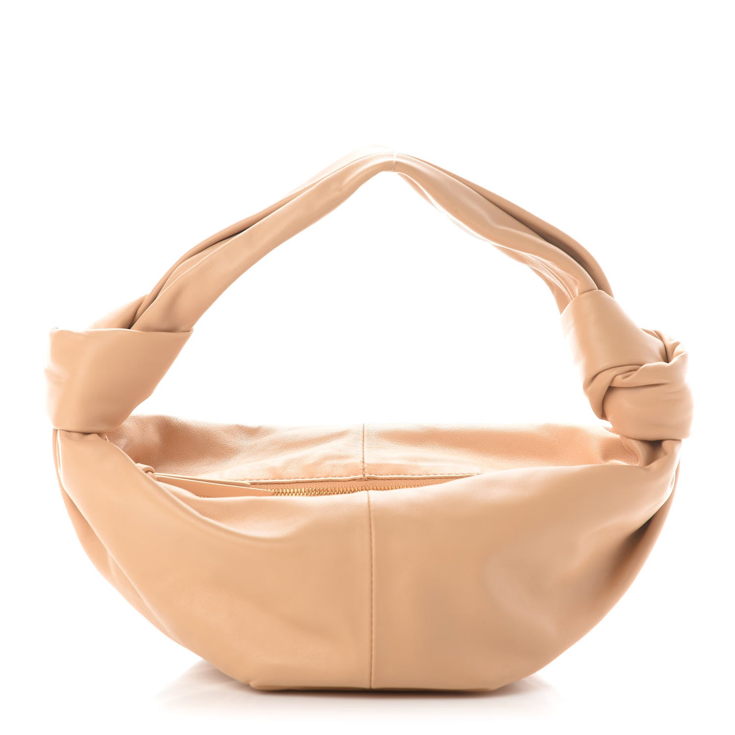 Bottega Veneta Calfskin Mini Double Knot Bag Almond 1 of 9