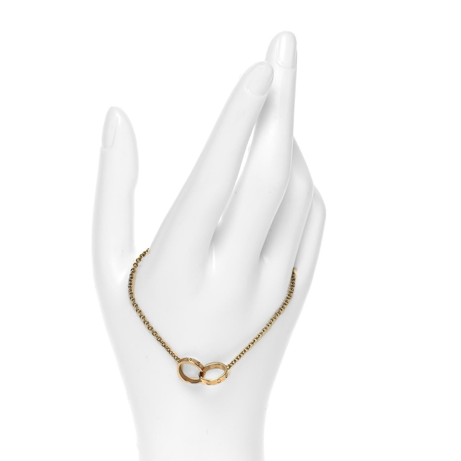 Cartier 18K Yellow Gold Interlocking LOVE Bracelet 2 of 6