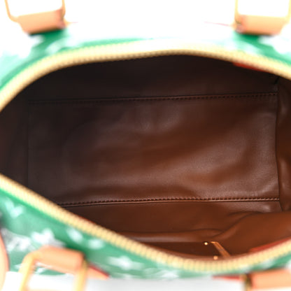 Louis Vuitton Calfskin Monogram Speedy P9 Bandouliere 25 Green 6 of 11