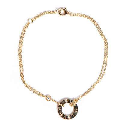 Cartier 18K Yellow Gold Diamond LOVE Bracelet 1 of 5