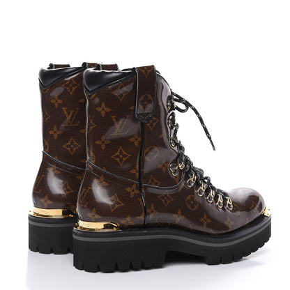 Louis Vuitton Monogram Glaze Mens Outland Ankle Boots 8.5 Ebene 4 of 7