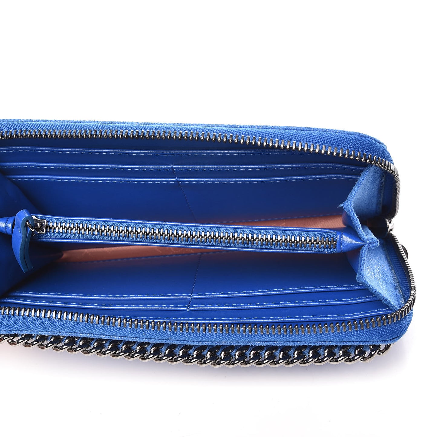 Shaggy Deer Falabella Zip Around Wallet Blue