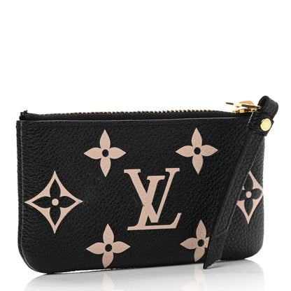 Louis Vuitton Empreinte Monogram Giant Key Pouch Black Beige 3 of 7