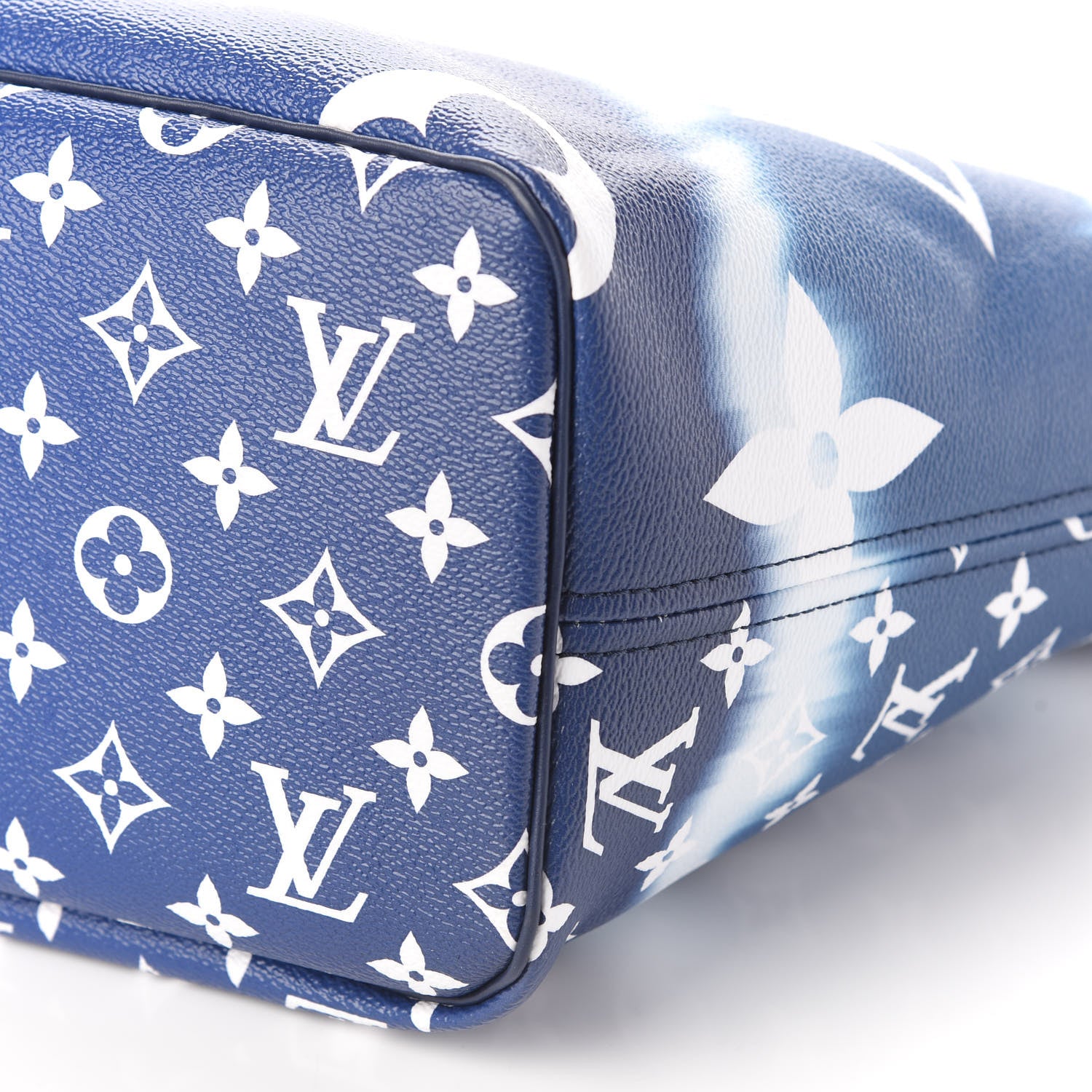 Louis Vuitton Monogram Escale Neverfull MM Blue 8 of 8