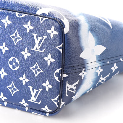 Louis Vuitton Monogram Escale Neverfull MM Blue 8 of 8