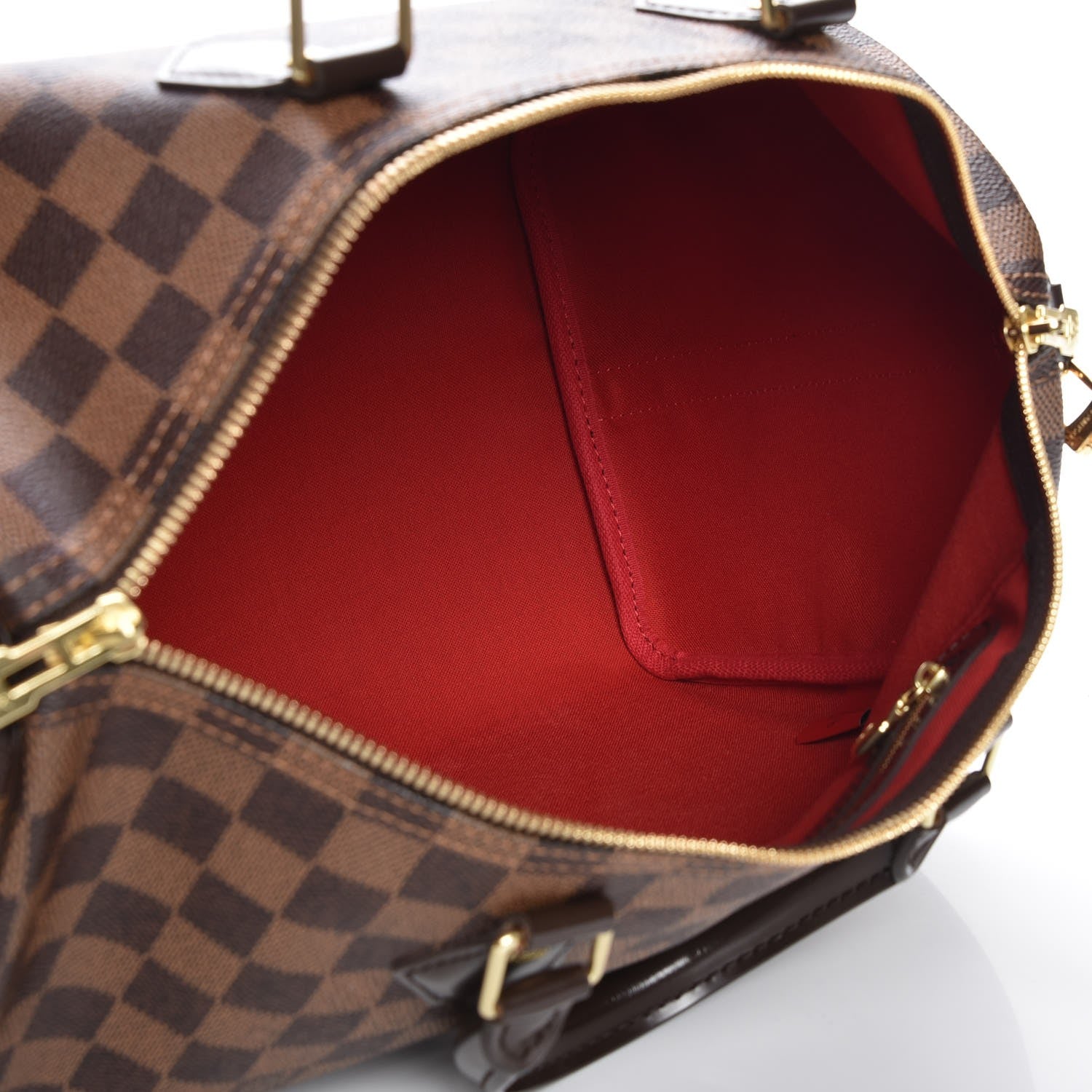 Louis Vuitton Damier Ebene Speedy Bandouliere 35 6 of 10
