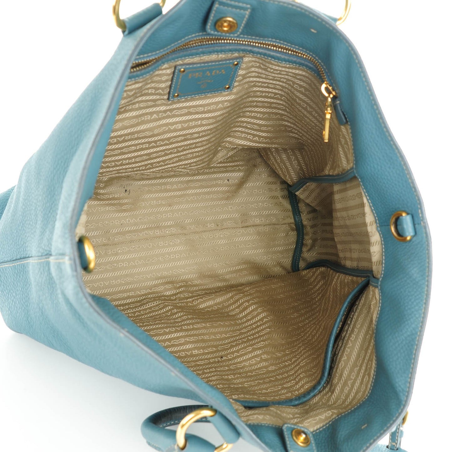 Vitello Daino Tote Marine