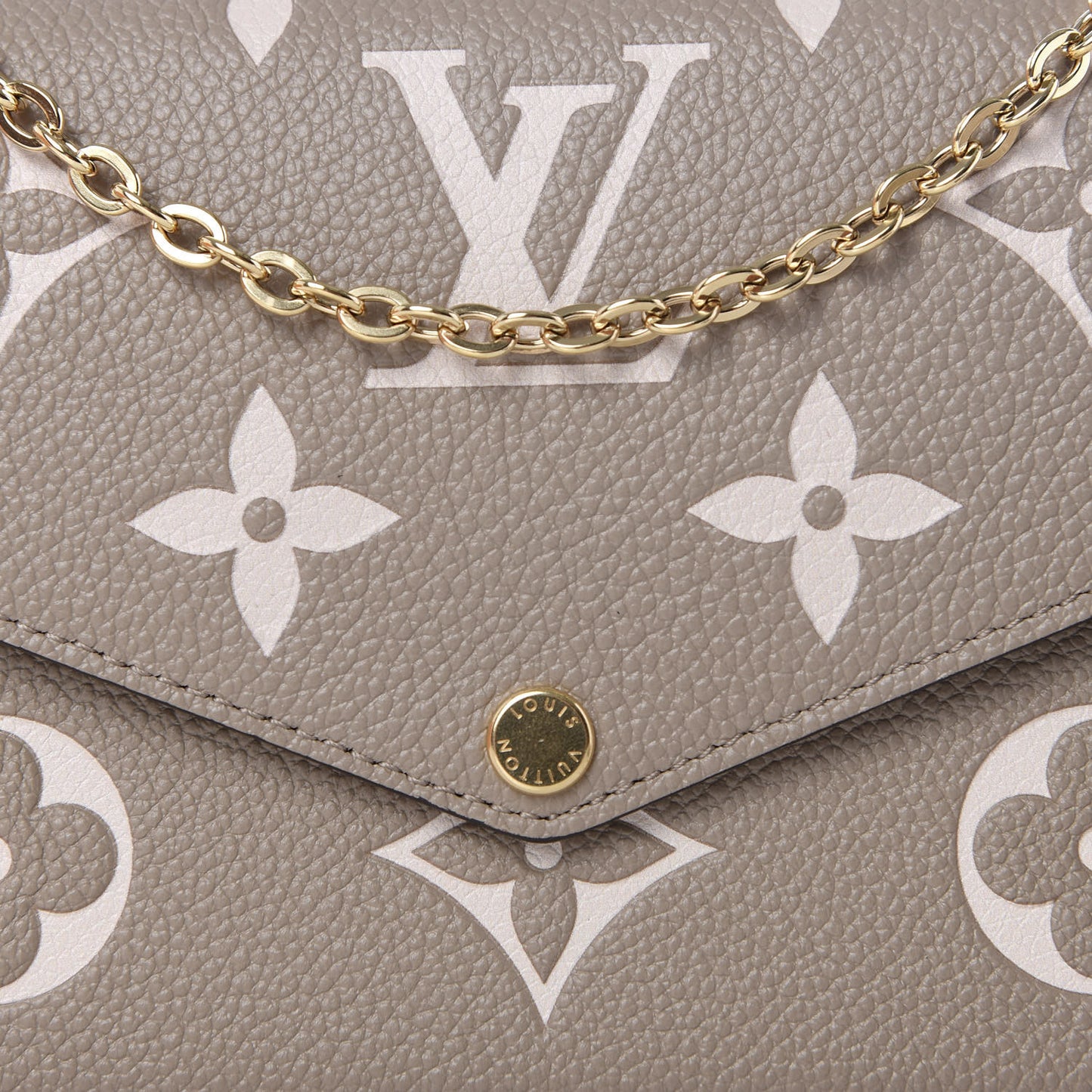 Empreinte Monogram Giant Felicie Pochette Tourterelle Creme