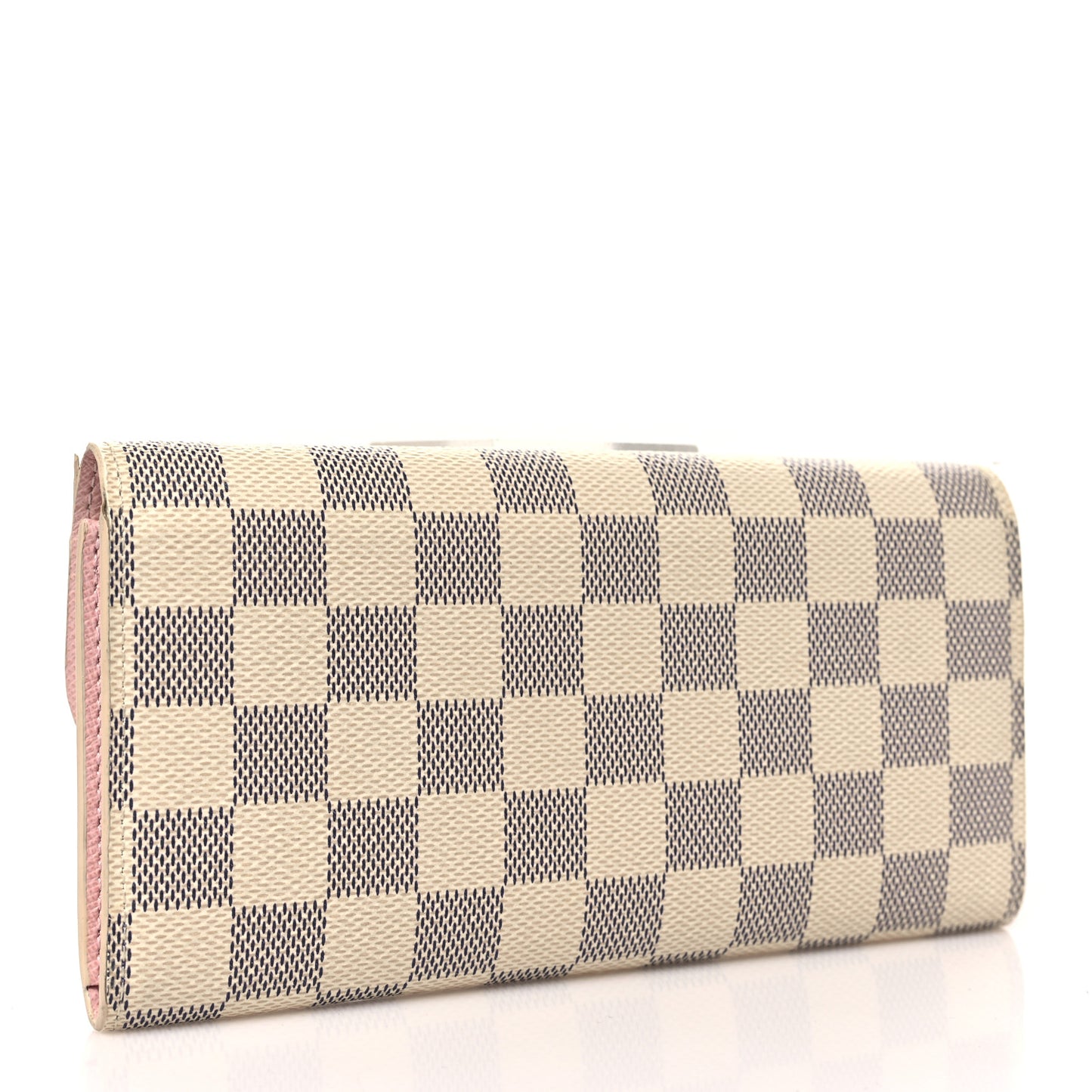 Damier Azur Emilie Wallet Rose Ballerine