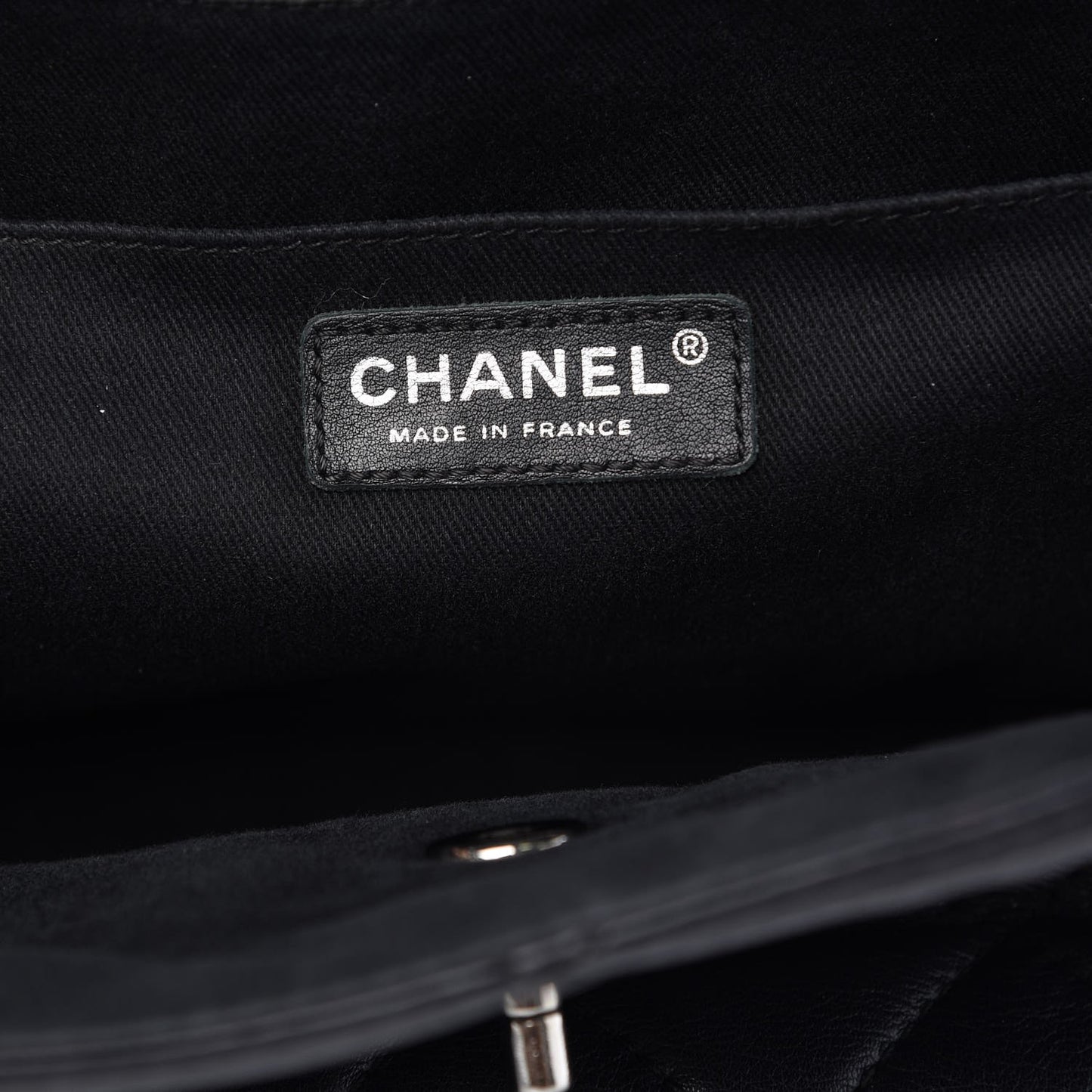 Calfskin Quilted In The Business Flap Bag Black