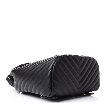 Chanel Calfskin Chevron Quilted Small Urban Spirit Backpack Black 4 of 11