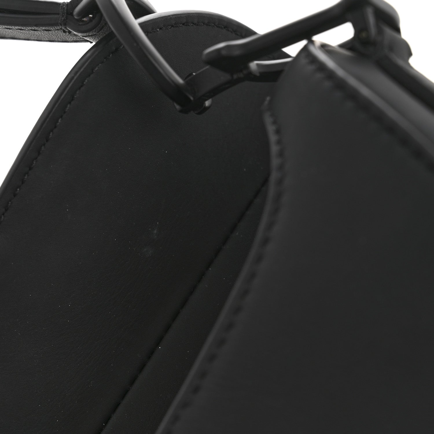 Christian Dior Ultra Matte Calfskin Mini Saddle Bag Black 11 of 12