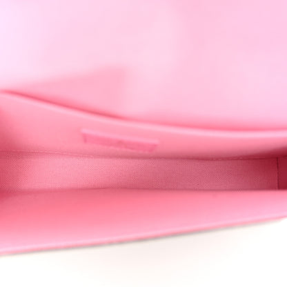 Louis Vuitton Monogram 2022 Christmas Animation Paris Pochette Felicie Chain Wallet Pink 6 of 10