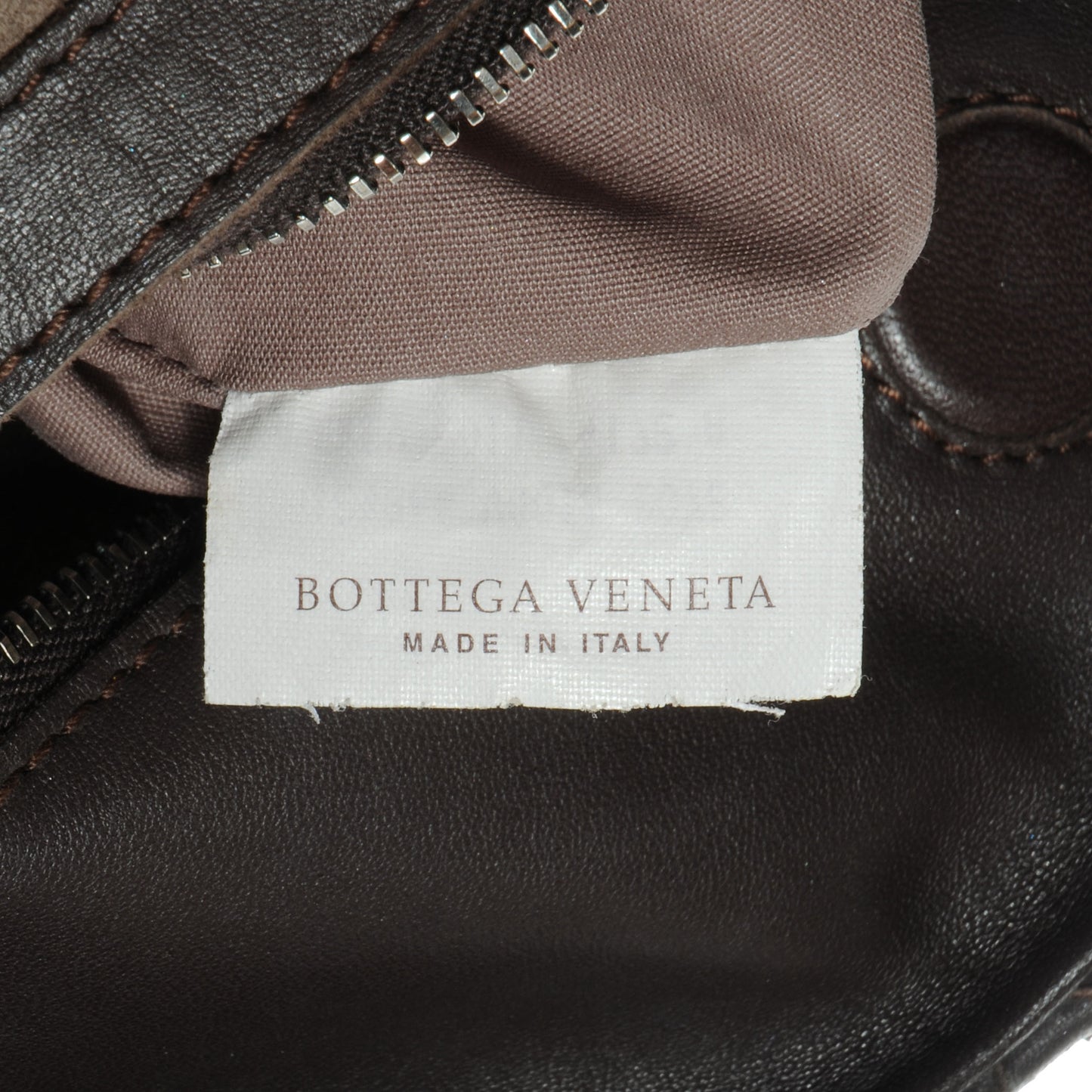 Nappa Intrecciato Large Campana Hobo Ebano