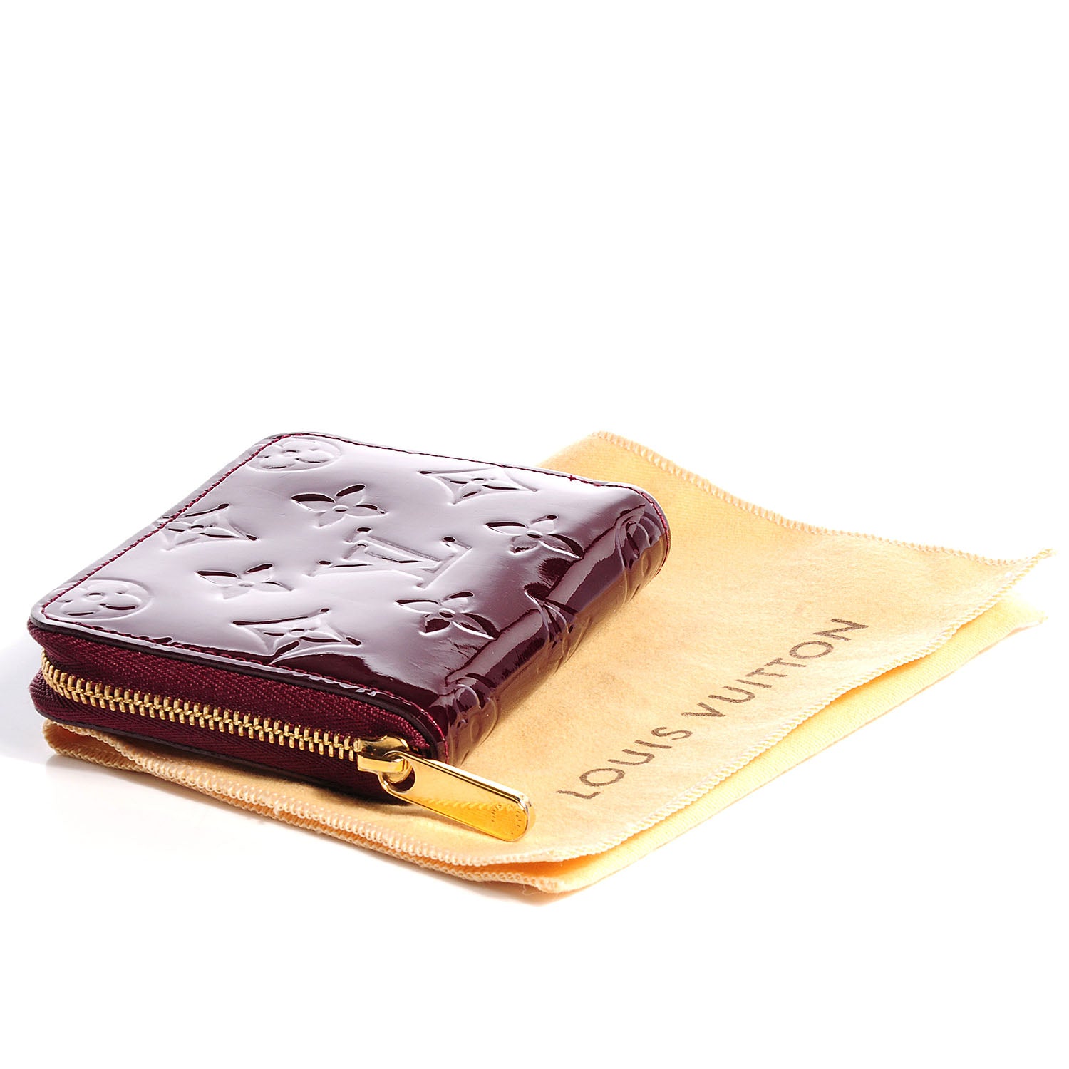 Louis Vuitton Vernis Zippy Coin Purse Wallet Rouge Fauviste 4 of 7