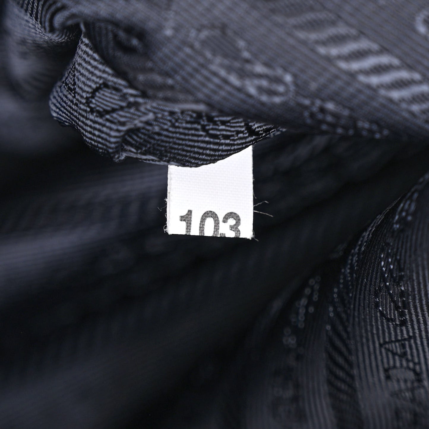 Tessuto Nylon Saffiano Tote Navy