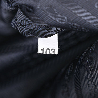 Prada Tessuto Nylon Saffiano Tote Navy 8 of 12