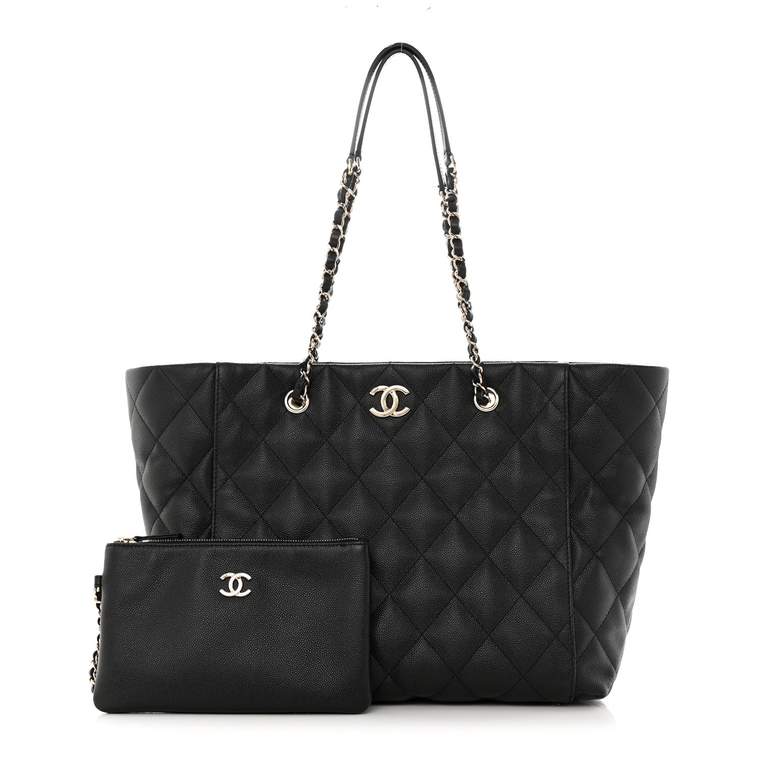 Chanel Caviar Quilted Large Shopping Tote Black 1 of 13
