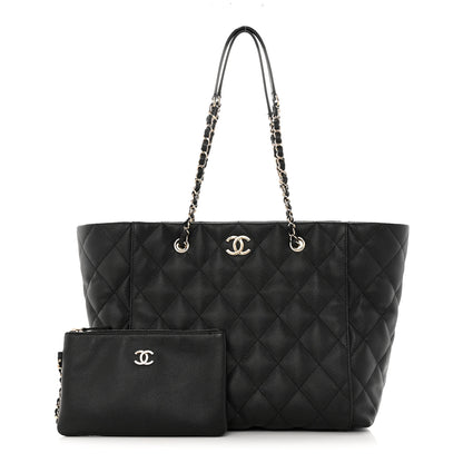 Chanel Caviar Quilted Large Shopping Tote Black 1 of 13