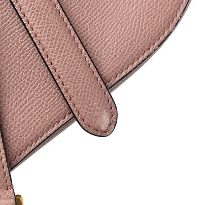 Christian Dior Grained Calfskin Saddle Bag Pink 14 of 15