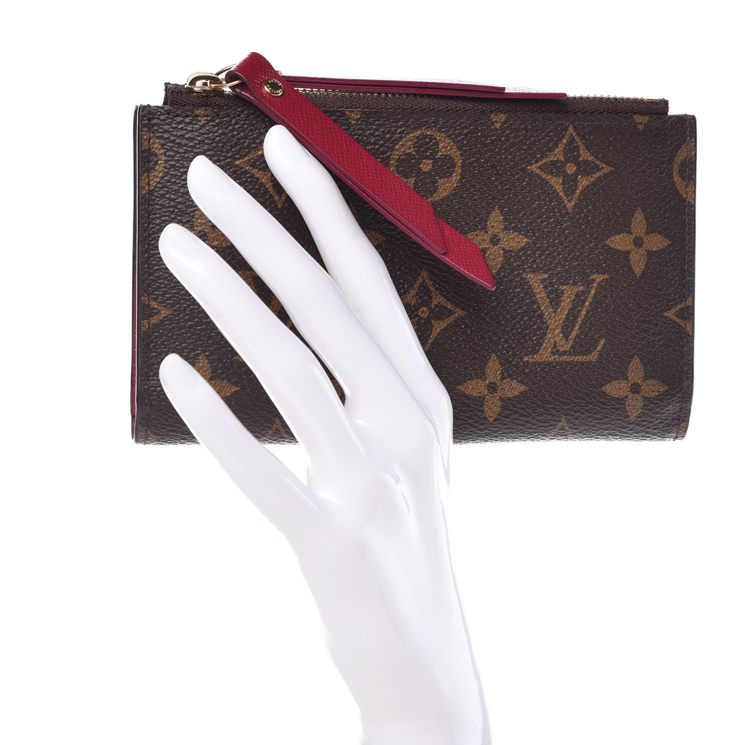 Louis Vuitton Monogram Adele Compact Wallet Fuchsia 2 of 7