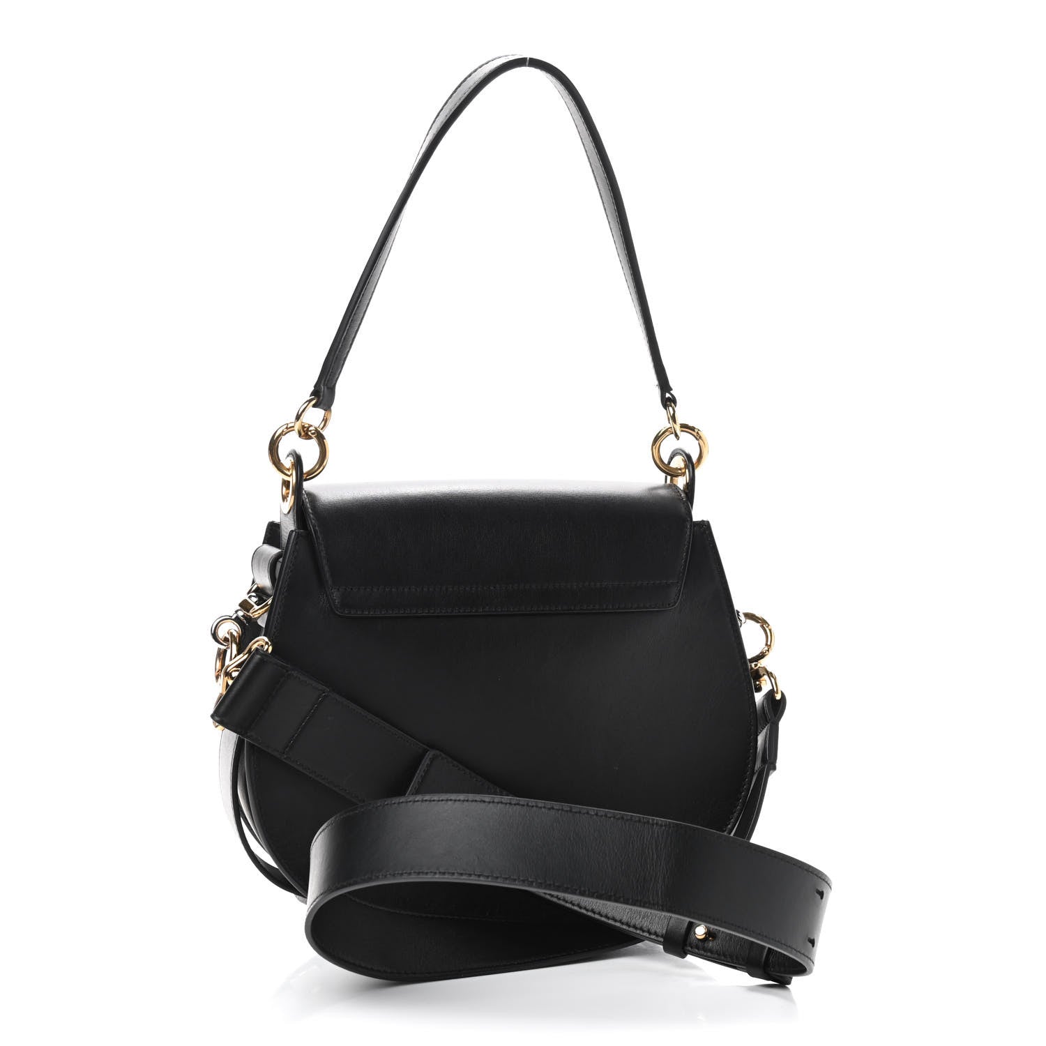 Chloe Calfskin Large Tess Bag Black 3 of 10