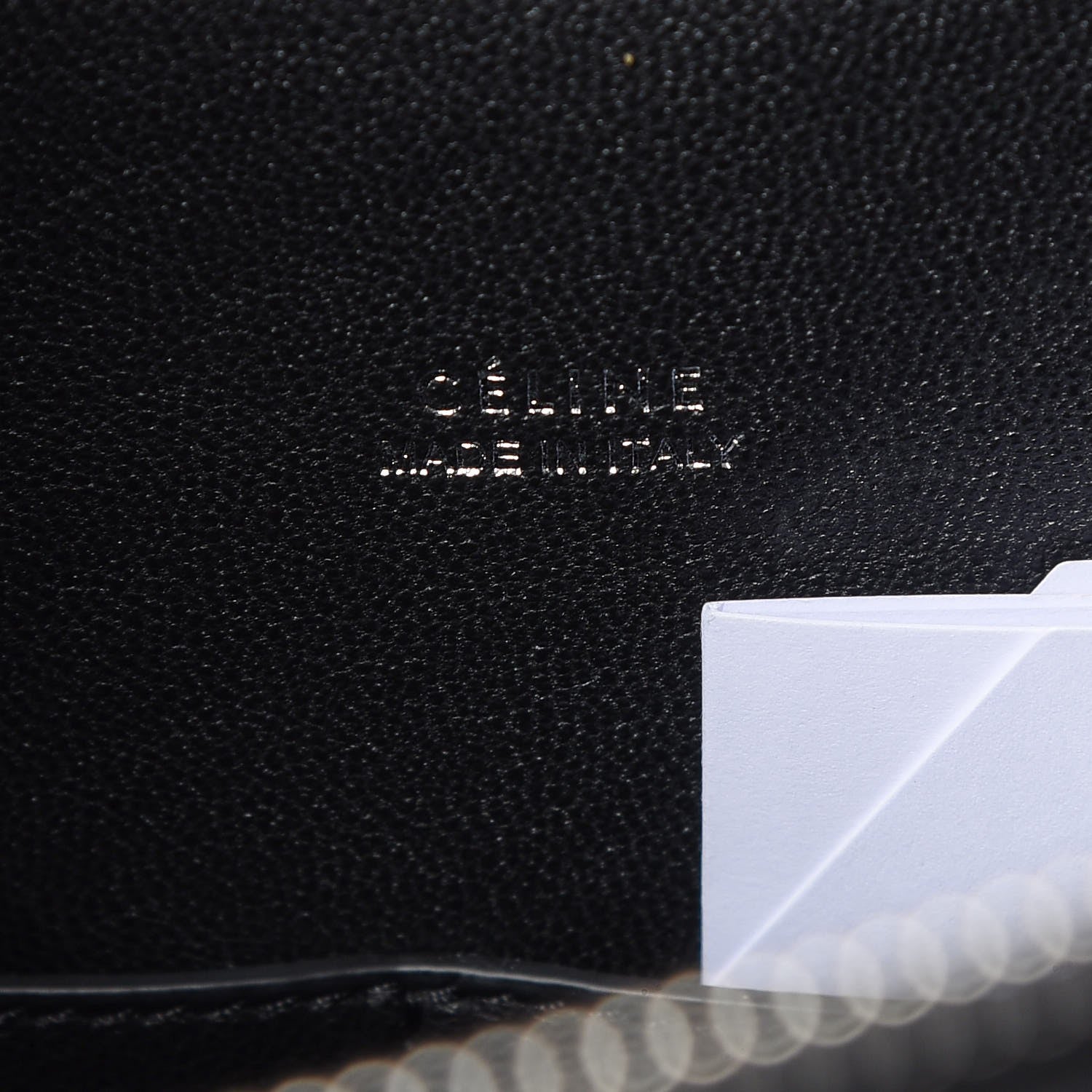 Celine Calfskin Diagonal Quilted Mini Belt Bag Black 6 of 8