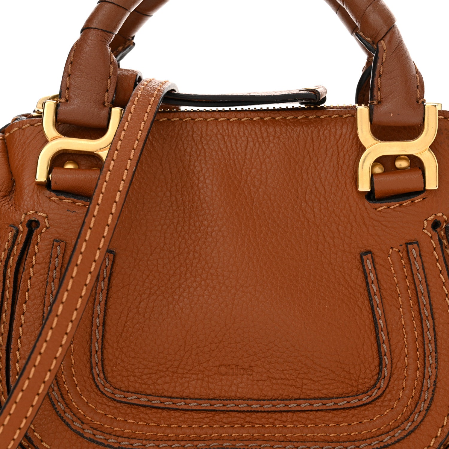 Chloe Calfskin Mini Marcie Satchel Tan 9 of 11