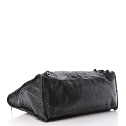 Balenciaga Agneau Giant Brogues Hardware Weekender Black 4 of 20