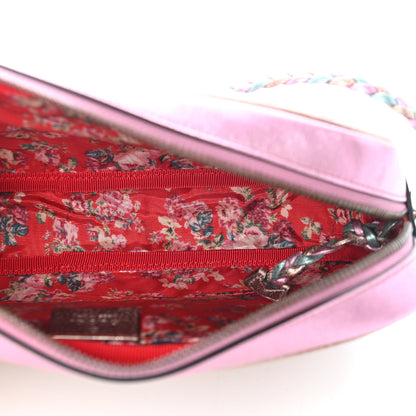 Gucci Laminated Nappa Trapuntata Small Zumi Shoulder Bag Rosa Lago Rame 5 of 9