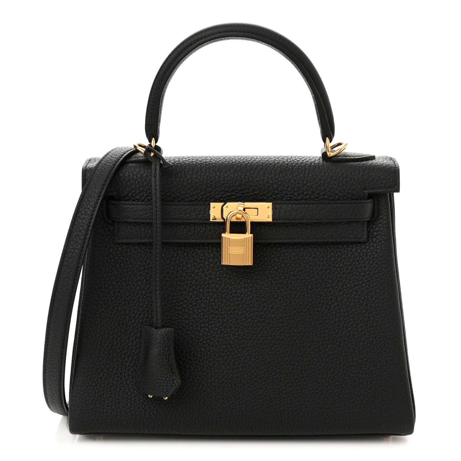 Hermes Togo Kelly Retourne 25 Black 1 of 11