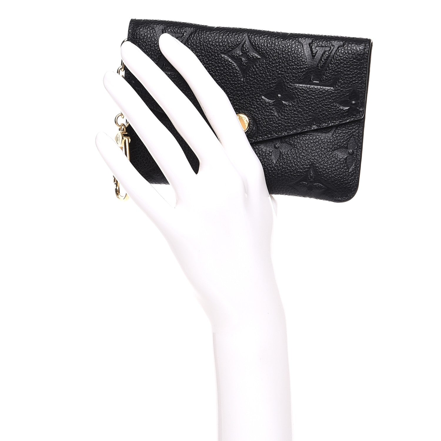 Louis Vuitton Empreinte Key Pouch Black 2 of 8