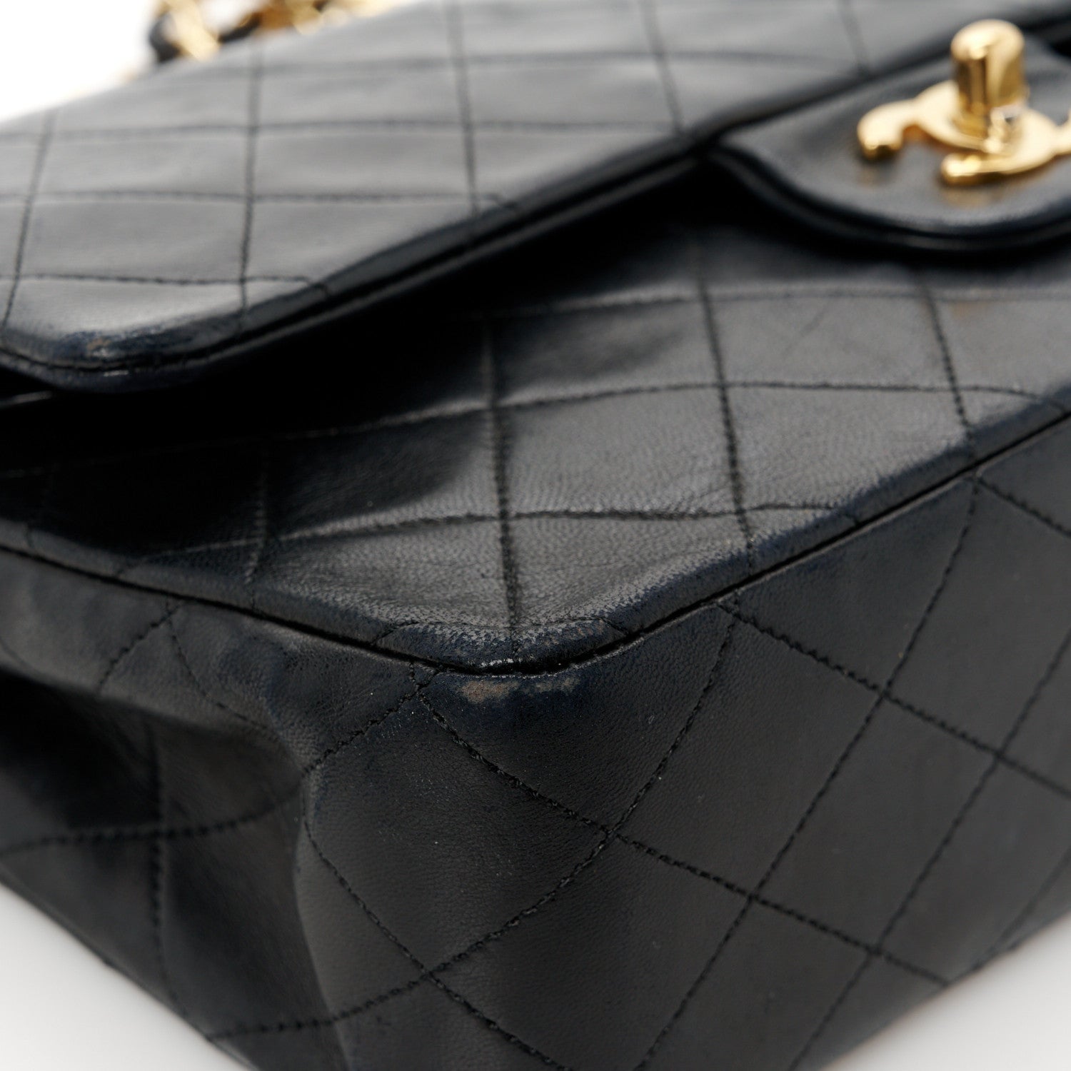Chanel Lambskin Quilted Small Double Flap Black 14 of 14
