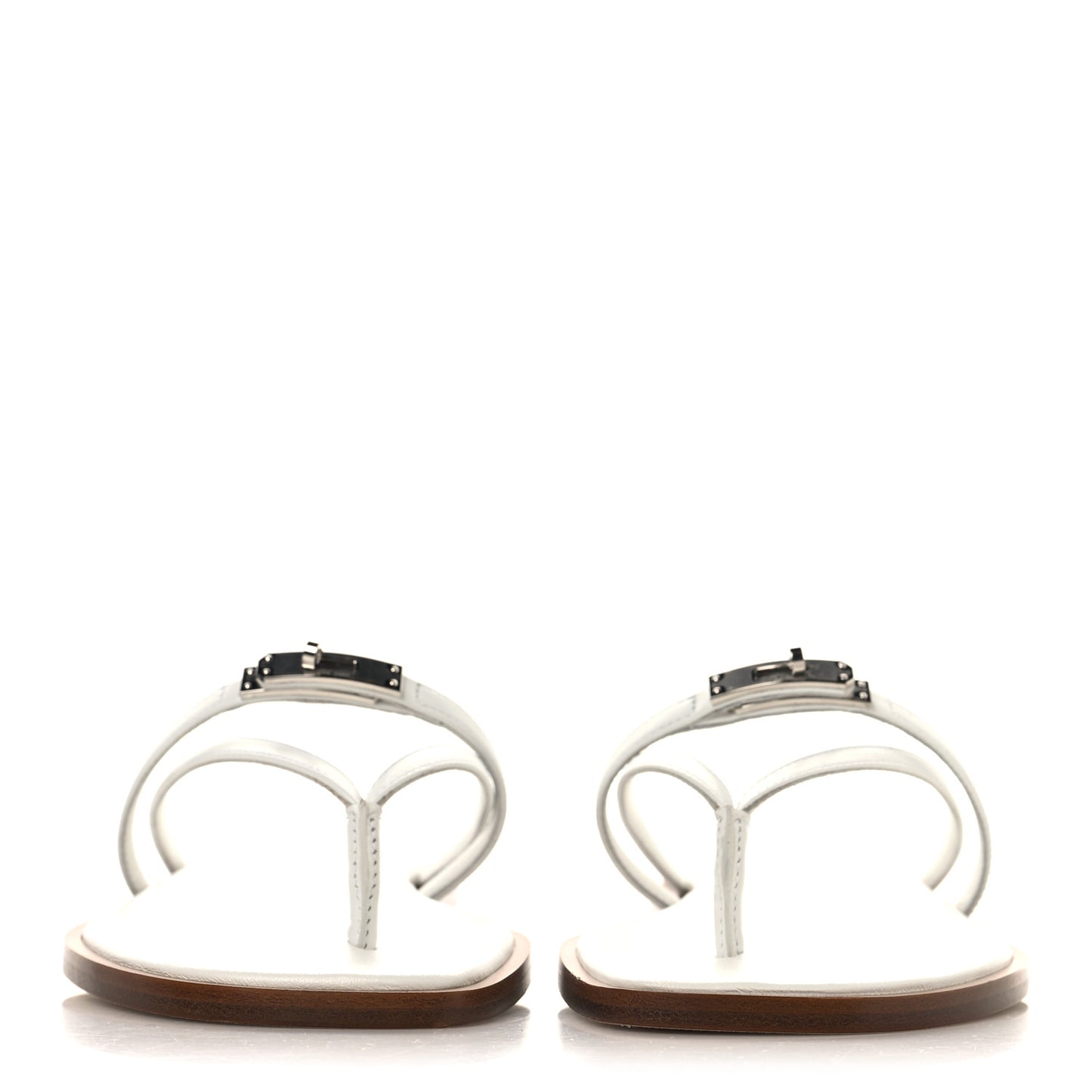 Calfskin Miss Sandals 37.5 White