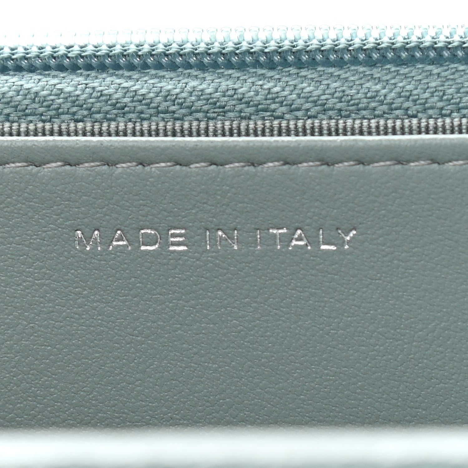 Chanel Caviar Quilted Wallet On Chain WOC Light Blue 6 of 11