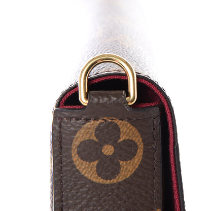 Louis Vuitton Monogram Pochette Felicie Chain Wallet Fuchsia 9 of 12