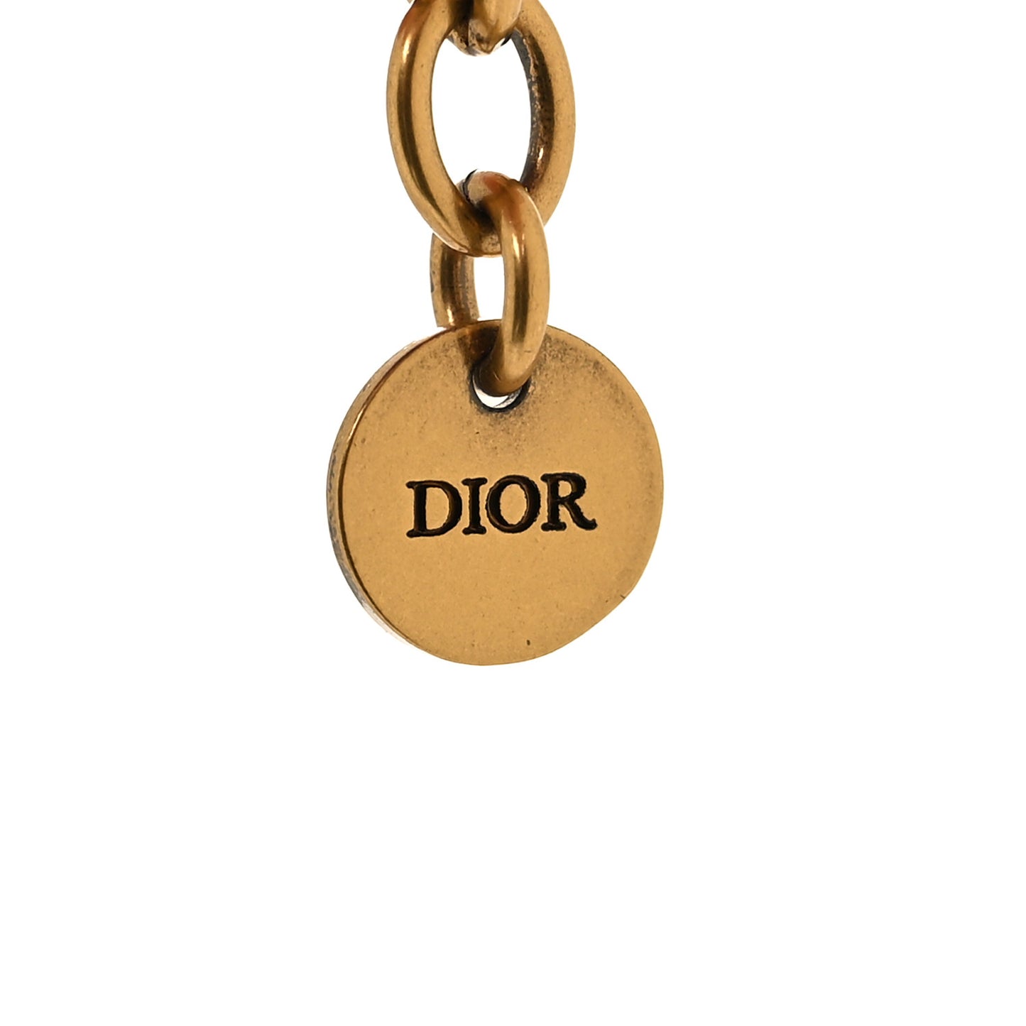 Metal Crystal J'Adior Chain Bracelet Gold
