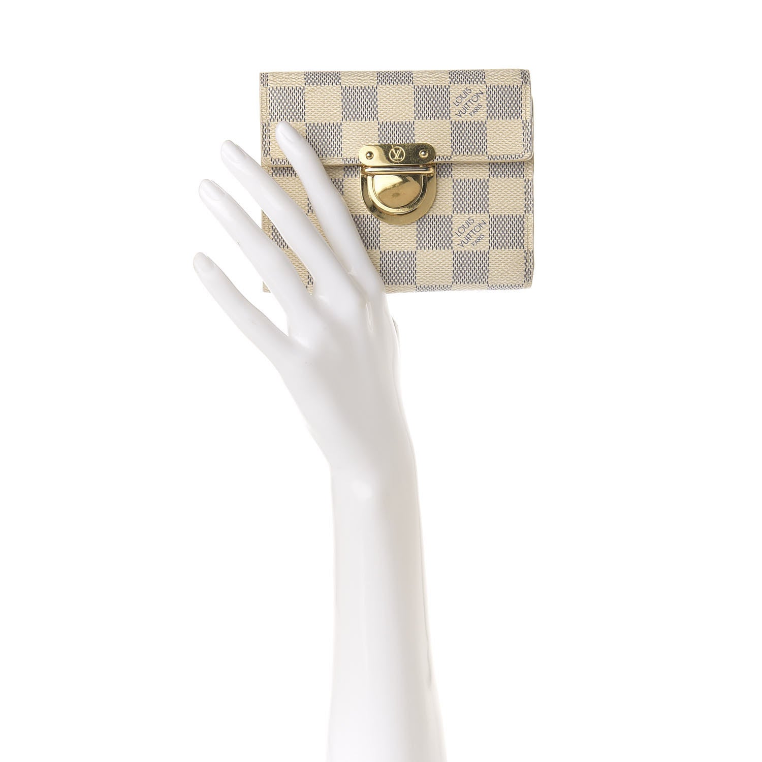 Louis Vuitton Damier Azur Koala Wallet 2 of 9