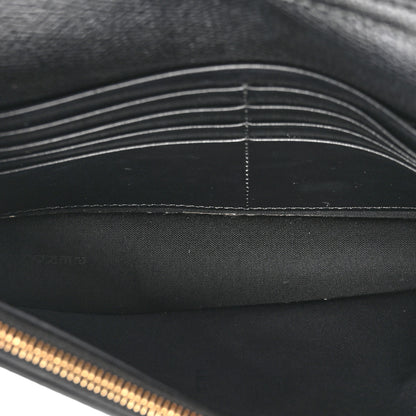 Fendi Lucido F is Fendi Medium Envelope Wallet on Chain Black 5 of 11